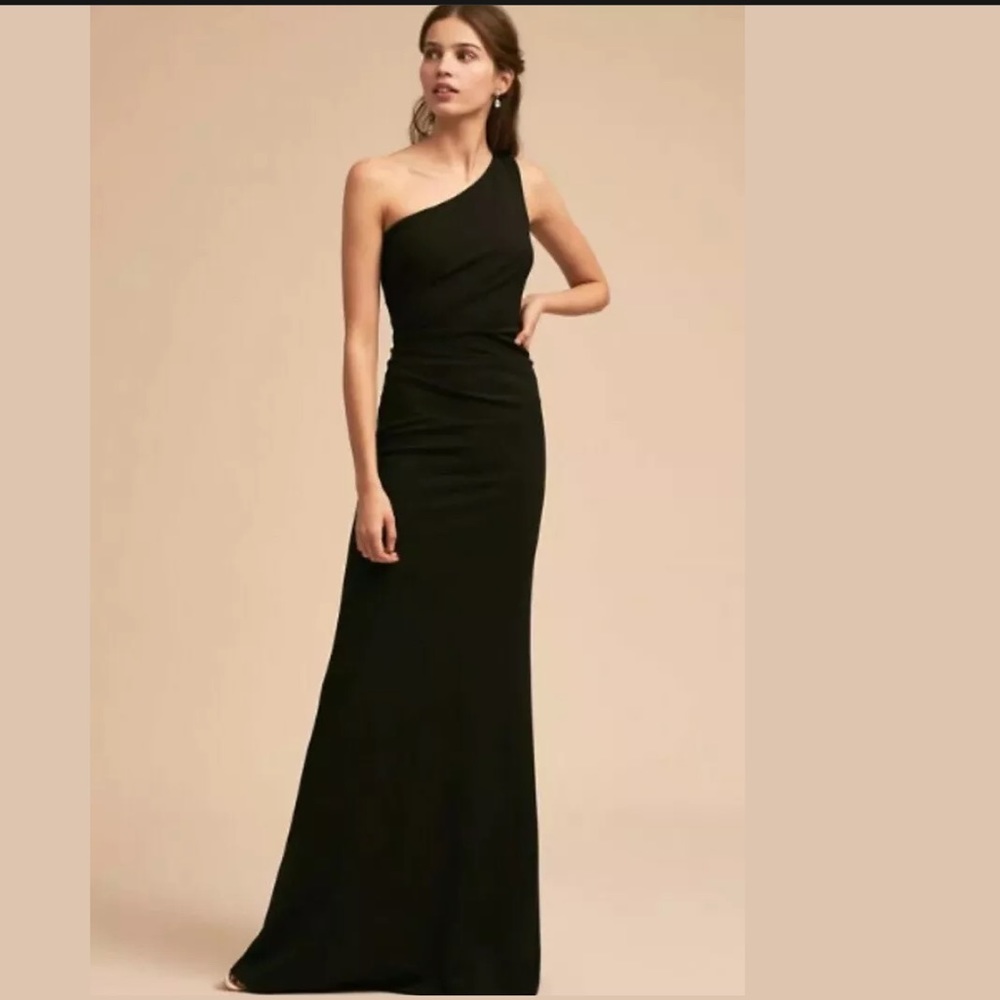 BHLDN KATIE MAY GWYNETH GOWN MAXI DRESS BLACK
